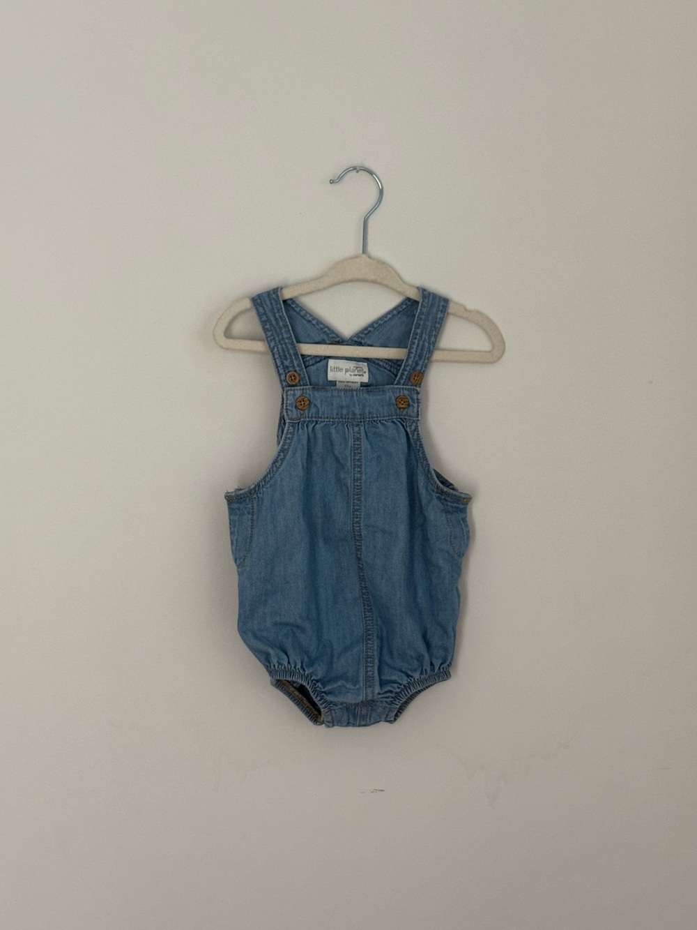 Little Planet Organic Denim Bubble Romper 12 Months